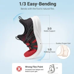 Kids’ Lightweight Slip-On Running Shoes