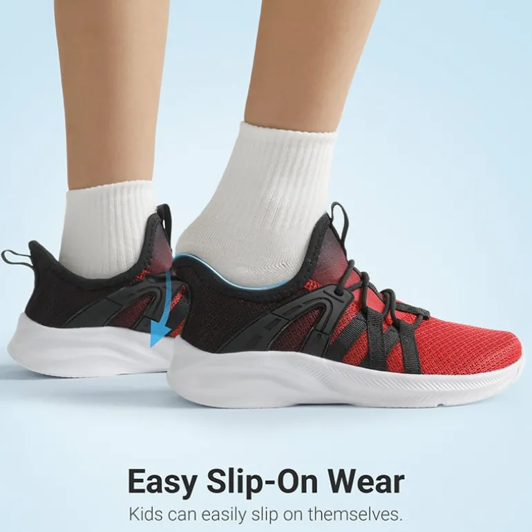 Kids’ Lightweight Slip-On Running Shoes
