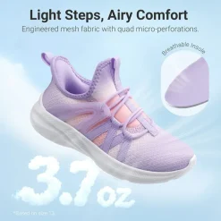 Kids’ Lightweight Slip-On Running Shoes