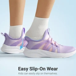 Kids’ Lightweight Slip-On Running Shoes