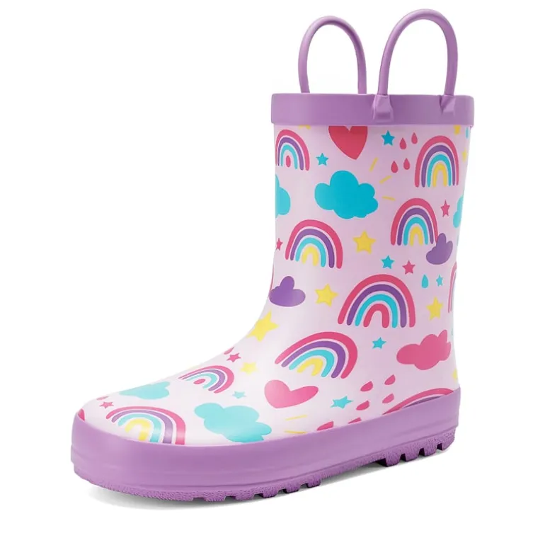 Kids' Low-ordor Natural Rubber Rain Boots
