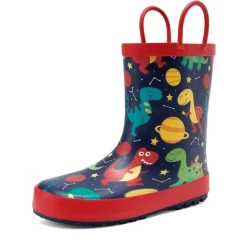 Kids' Low-ordor Natural Rubber Rain Boots