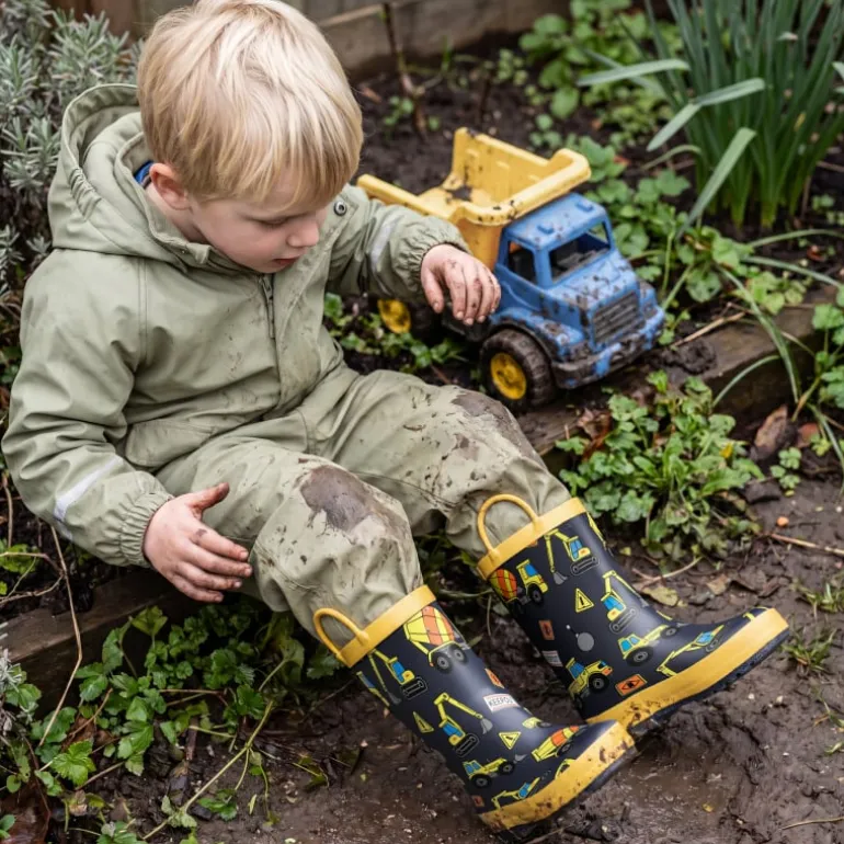 Kids' Low-ordor Natural Rubber Rain Boots
