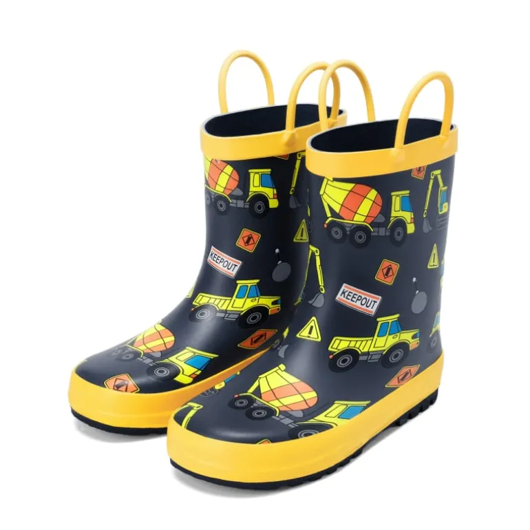 Kids' Low-ordor Natural Rubber Rain Boots