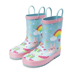 Kids' Low-ordor Natural Rubber Rain Boots