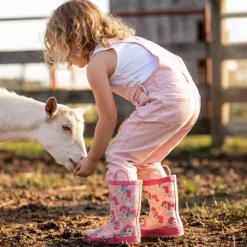 Kids' Low-ordor Natural Rubber Rain Boots
