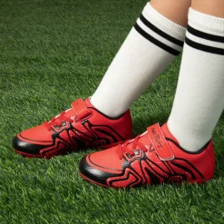 Kids Mesh-Covered EVA Insole Soccer Shoes