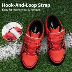 Kids Mesh-Covered EVA Insole Soccer Shoes