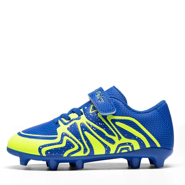 Kids Mesh-Covered EVA Insole Soccer Shoes