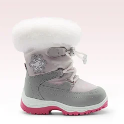 Kids Non-Slip Fur Lined Snow Boots