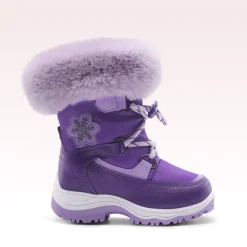 Kids Non-Slip Fur Lined Snow Boots