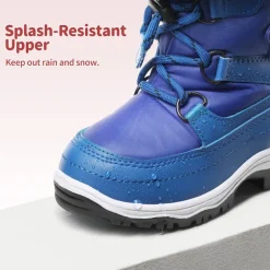 Kids Non-Slip Fur Lined Snow Boots