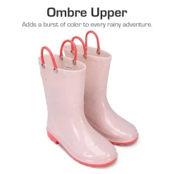 Kids’ Ombre Waterproof Rain Boots