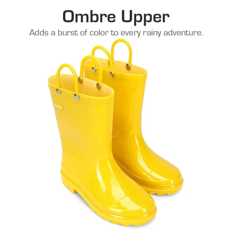 Kids’ Ombre Waterproof Rain Boots