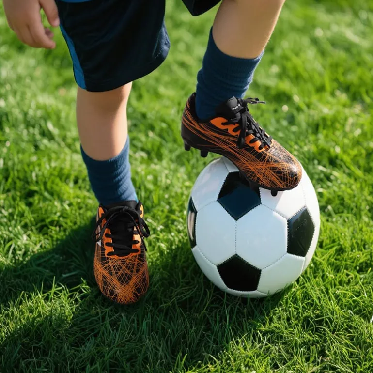 Kids’ Performance Soccer Cleats for Natural Grass