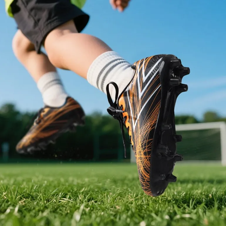 Kids’ Performance Soccer Cleats for Natural Grass