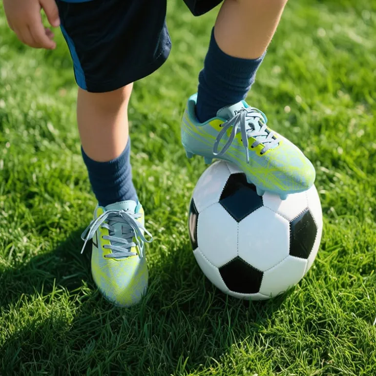 Kids’ Performance Soccer Cleats for Natural Grass