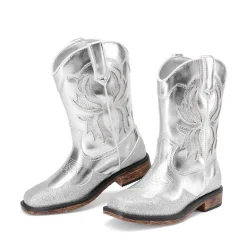 Kids’ Slip-On Roomy Toe Cowboy Boots