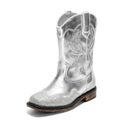 Kids’ Slip-On Roomy Toe Cowboy Boots