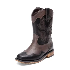 Kids’ Slip-On Roomy Toe Cowboy Boots