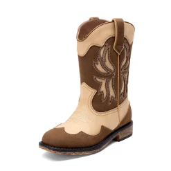 Kids’ Slip-On Roomy Toe Cowboy Boots