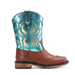 Kids’ Slip-On Roomy Toe Cowboy Boots