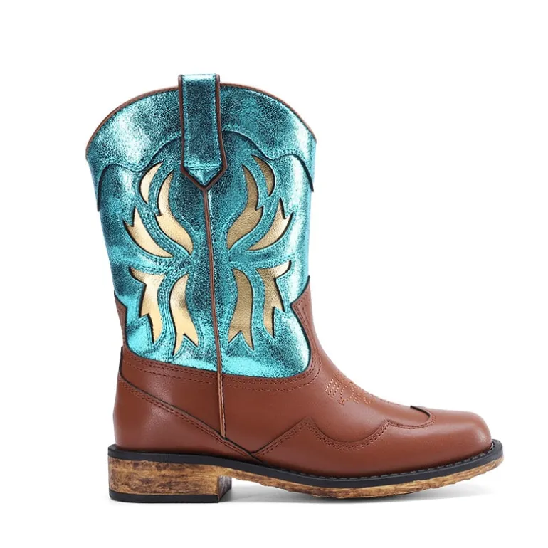 Kids’ Slip-On Roomy Toe Cowboy Boots