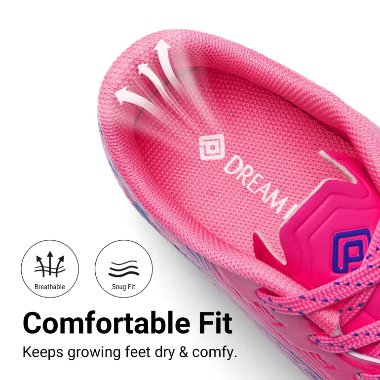 Kids’ Soccer Cleats with Three-Zone Studs