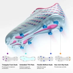 Kids’ Soccer Cleats with Three-Zone Studs