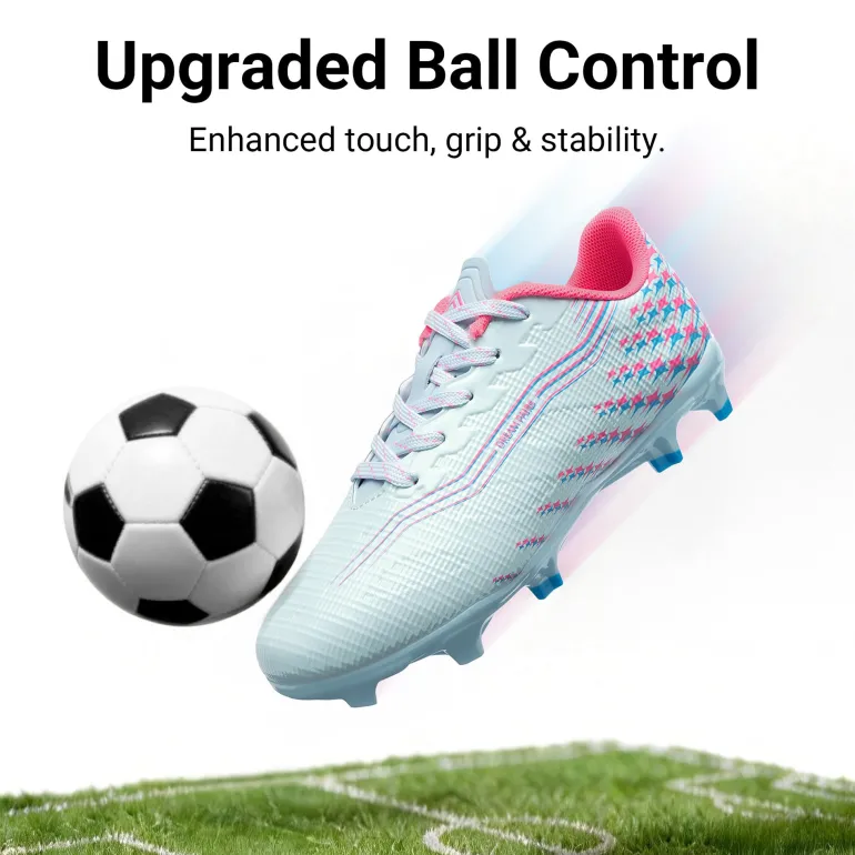 Kids’ Soccer Cleats with Three-Zone Studs