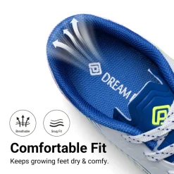 Kids’ Soccer Cleats with Three-Zone Studs