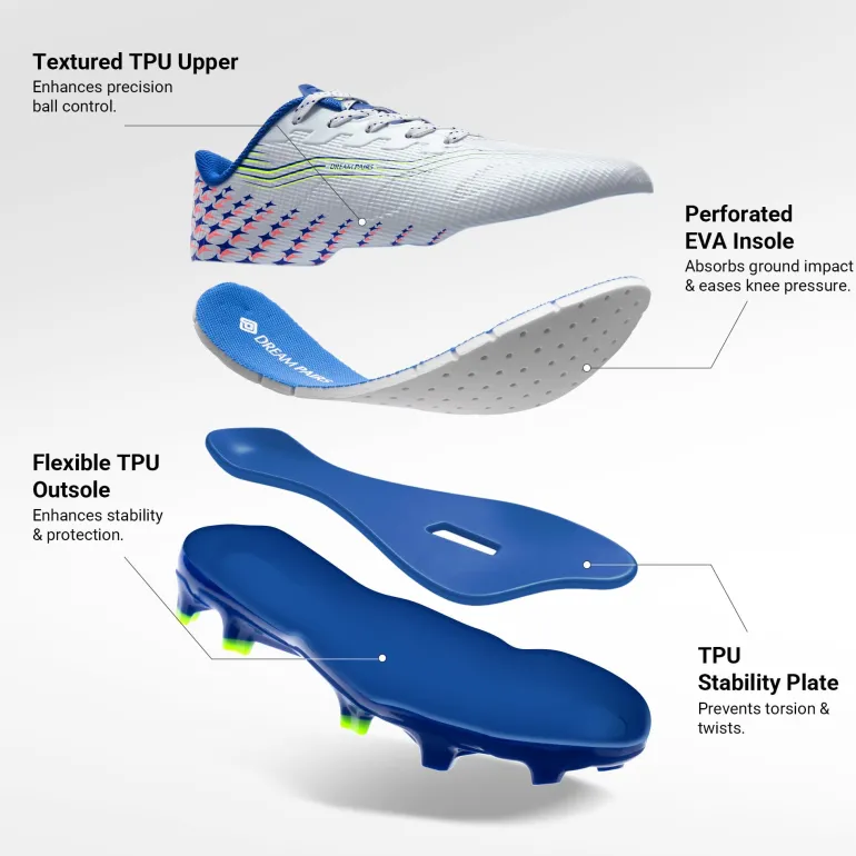 Kids’ Soccer Cleats with Three-Zone Studs