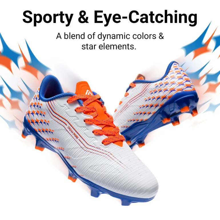 Kids’ Soccer Cleats with Three-Zone Studs
