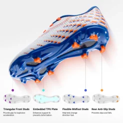 Kids’ Soccer Cleats with Three-Zone Studs