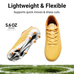 Kids’ Soccer Cleats with Three-Zone Studs
