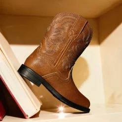 Kids Square-Toe Western Cowboy Boots