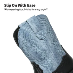 Kids Square-Toe Western Cowboy Boots