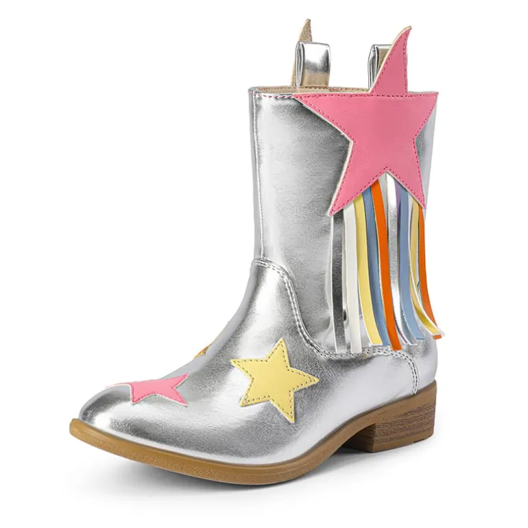 Kids Star Tassel Cowgirl Boots