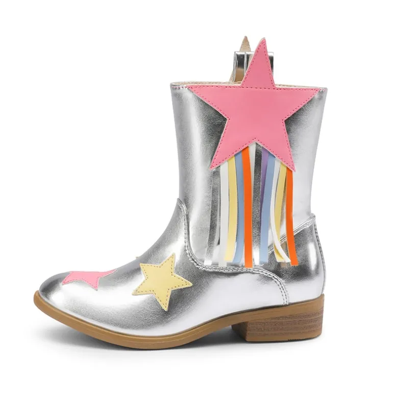 Kids Star Tassel Cowgirl Boots