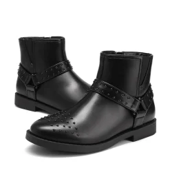 Kids Studded Detail Fashion Boots