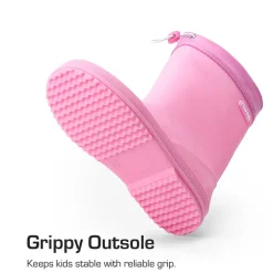 Kids’ Waterproof Drawstring Rain Boots
