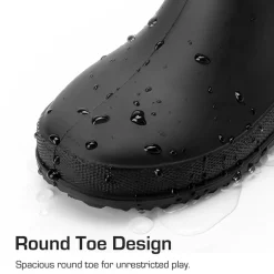 Kids’ Waterproof Drawstring Rain Boots