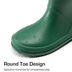 Kids’ Waterproof Drawstring Rain Boots