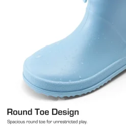 Kids’ Waterproof Drawstring Rain Boots