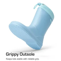 Kids’ Waterproof Drawstring Rain Boots