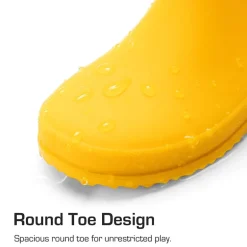 Kids’ Waterproof Drawstring Rain Boots