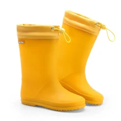 Kids’ Waterproof Drawstring Rain Boots