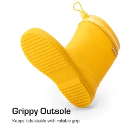 Kids’ Waterproof Drawstring Rain Boots