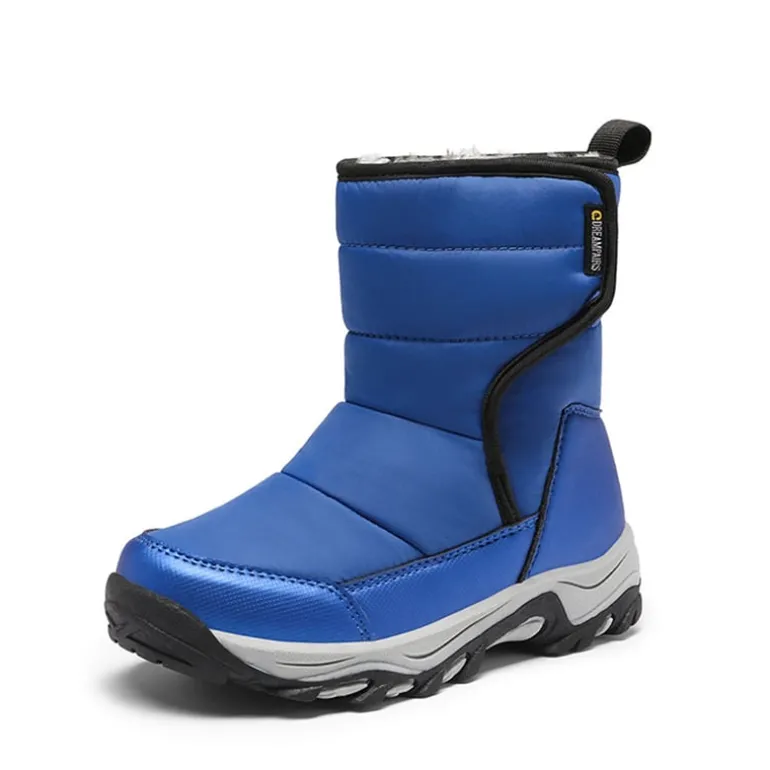 Kids Waterproof Faux Fur Snow Boots