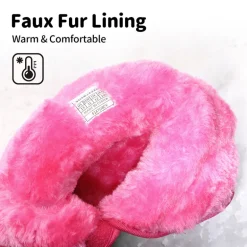 Kids Waterproof Faux Fur Snow Boots